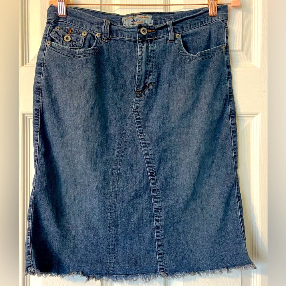 Defuze jean mini skirt size 11/12